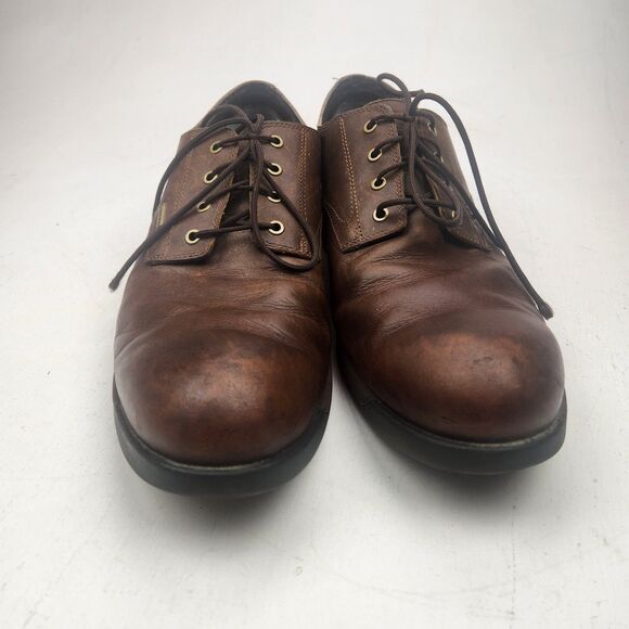 Timberland City\'s Edge Mens 13 M Lace Up Gore-Tex Brown Leather Oxford Shoes
